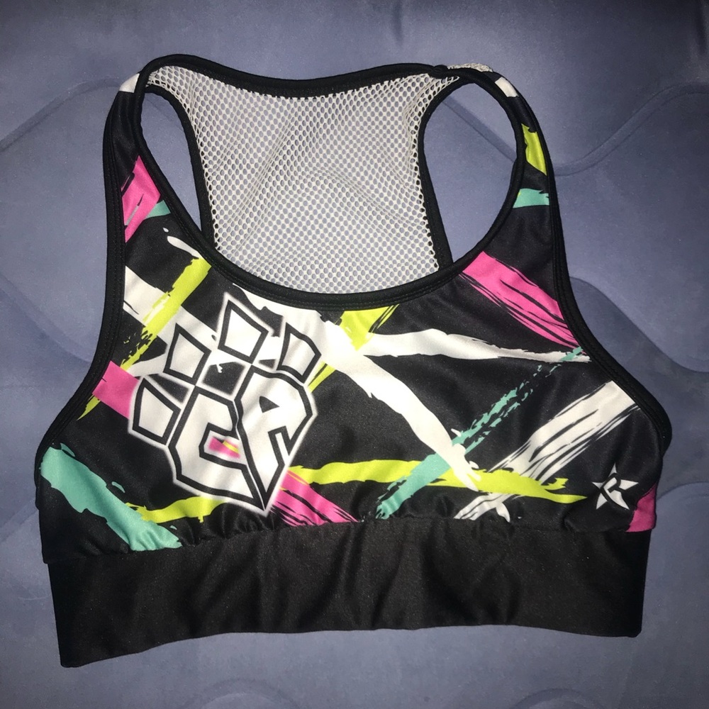 Cheer Athletics practice wear sports bra